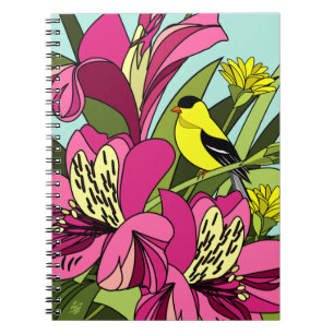 American Goldfinch Bird Notebook