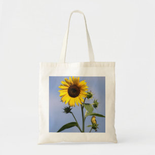 American Goldfinch on Sunflower Tote Bag