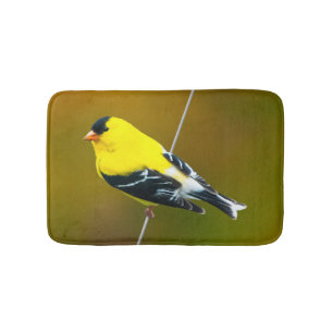 American Goldfinch - Original Photograph Bath Mat