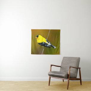 American Goldfinch - Original Photograph Tapestry