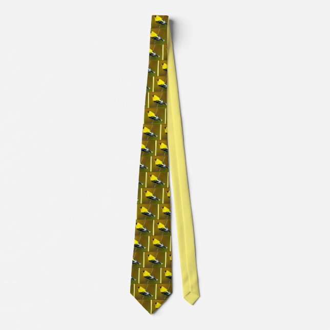 American Goldfinch - Original Photograph Tie (Front)