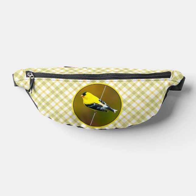 American Goldfinch Songbird Original Photograph Bum Bags (Lay Down)