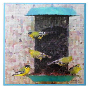 AMERICAN GOLDFINCH TILE