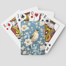 American Goldfinch William Morris Inspired