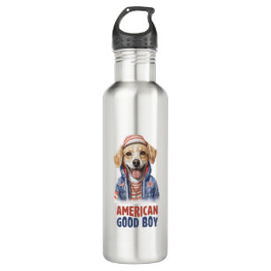 American GoodBoy Dog US Jacket th July 710 Ml Water Bottle