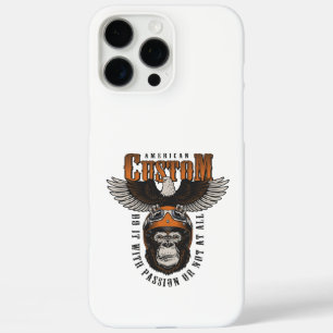 American Gorilla Motorcycle Vintage Biker Eagle iPhone 16 Pro Max Case