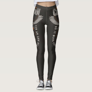 American Gorilla Motorcycle Vintage Biker Eagle Leggings