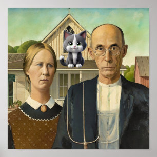 American Gothic —art Poster