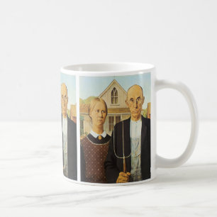 American Gothic by Grant Wood,reproduction art, Coffee Mug