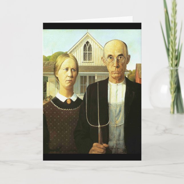American Gothic Card (Front)