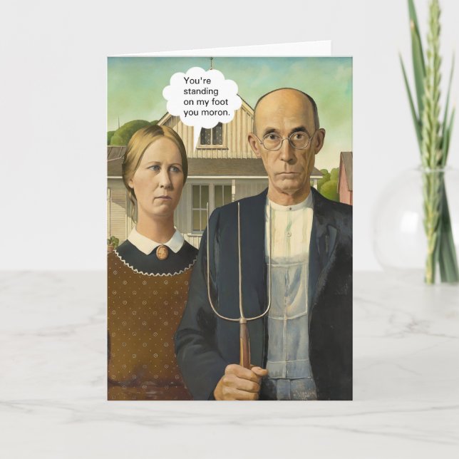American Gothic  Card (Front)