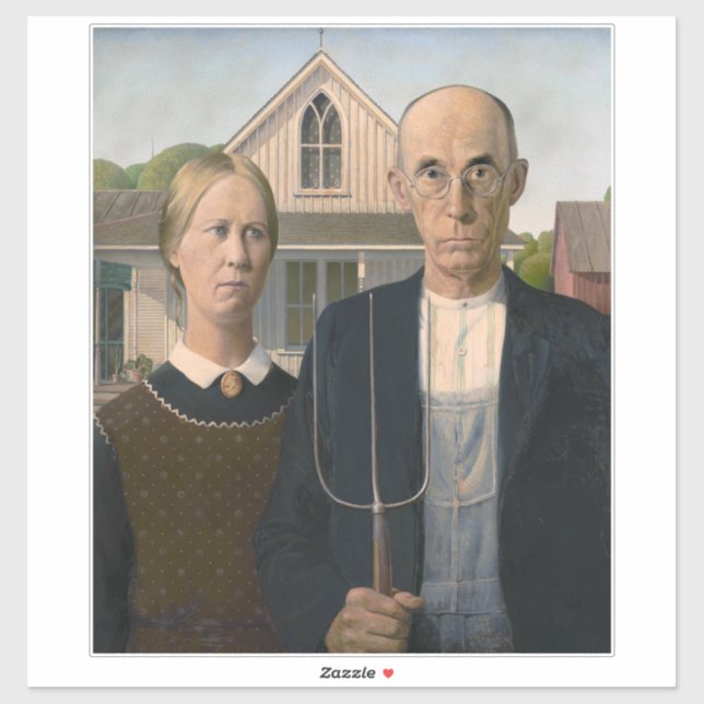 American Gothic: Country Life Poor Rural Farmer (Sheet)