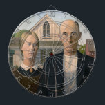 American Gothic: Country Life Poor Rural Farmer Dartboard<br><div class="desc">American Gothic: Is about the poor country life of a rural farmer and family. Short Story: The wind whispered secrets through the tall cornstalk's, but for Amos and Ruth, the most curious rustling came from beyond the canvas. They had grown accustomed to the changing faces – the art critics with...</div>