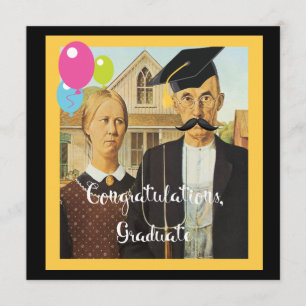 American Gothic Graduation Invitation