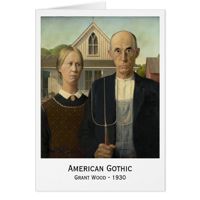 American Gothic, Grant Wood (Front)