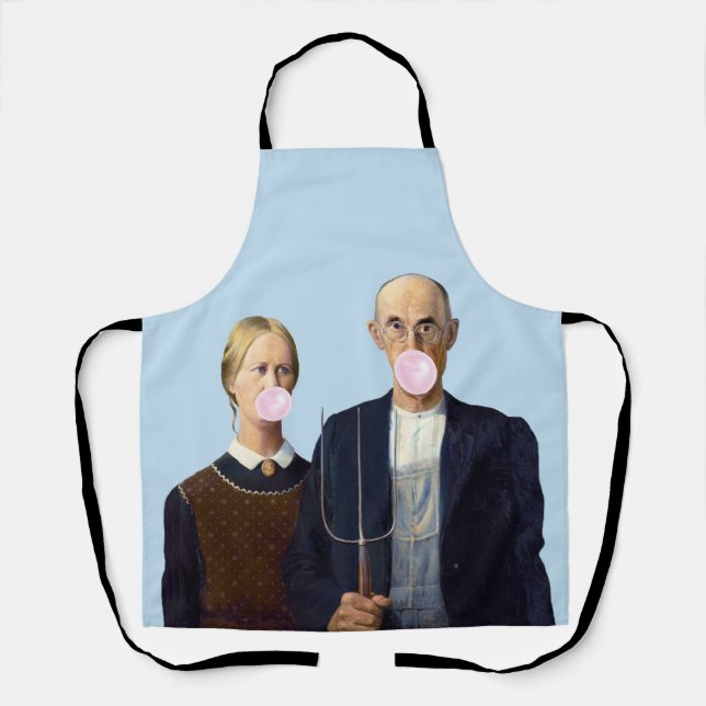 American Gothic Grant Wood   Apron (Front)
