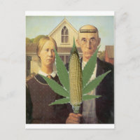 american gothic-grant-wood cornnabis tomacco