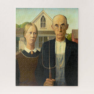 American Gothic │Grant Wood Jigsaw Puzzle