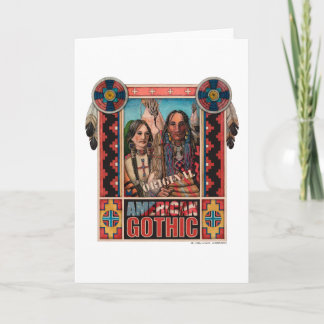 American Gothic Greeting Card