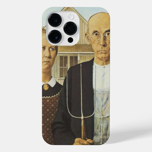 American Gothic  iPhone Case (Back)