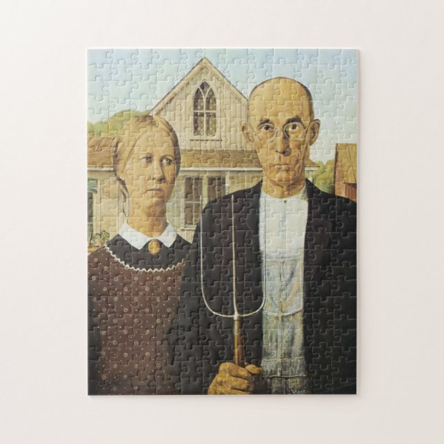 American Gothic  Jigsaw Puzzle (Vertical)