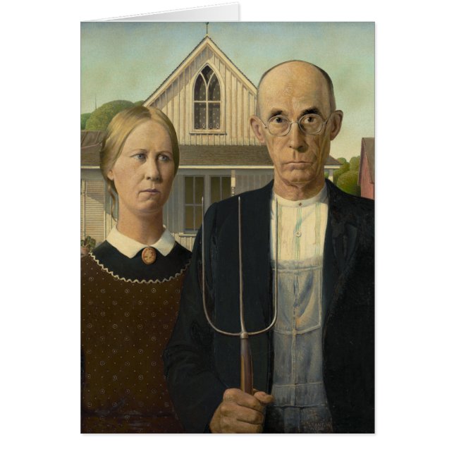 American Gothic Painting (Front)