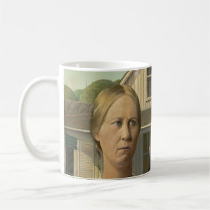 American Gothic Painting Coffee Mug