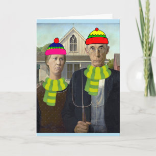 AMERICAN GOTHIC WEDDING CONGRATULATIONS CARDS