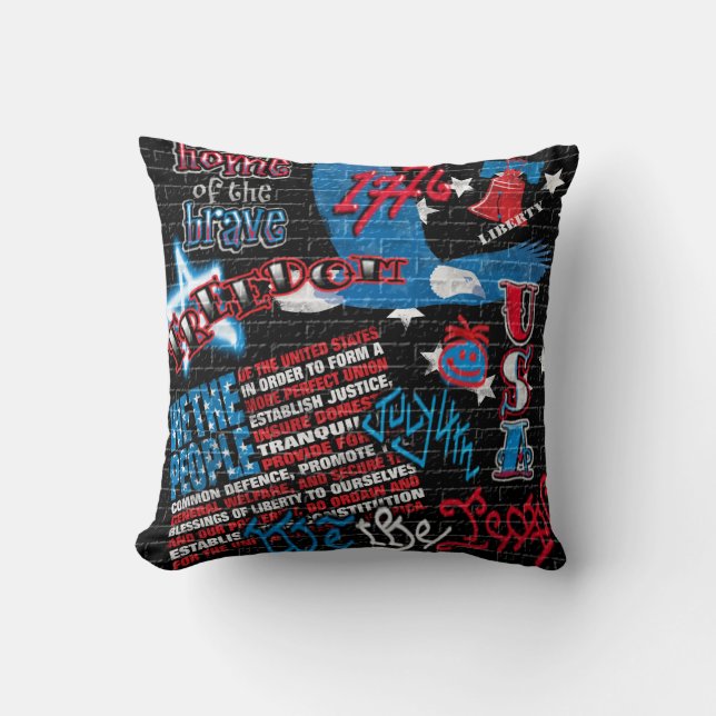 American Graffiti Cushion (Front)