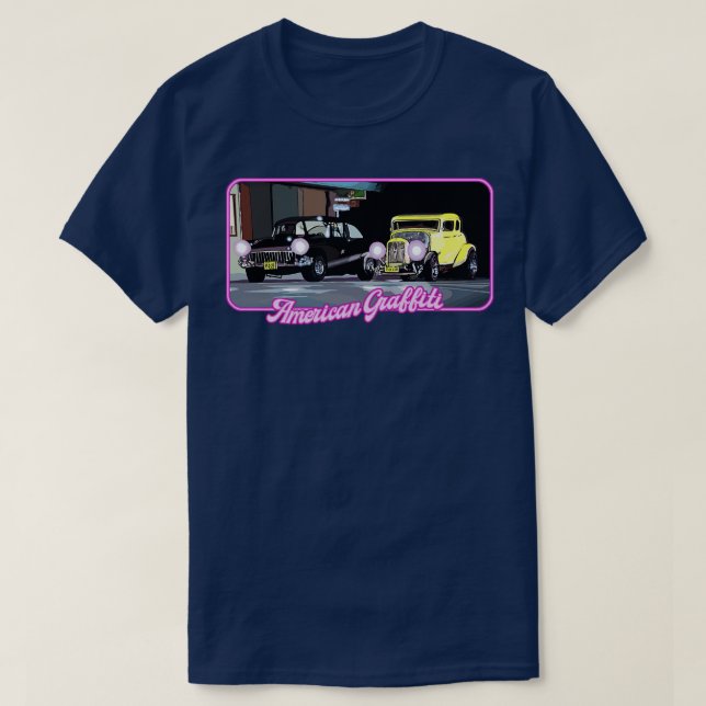 American Graffiti Milner vs Falfa T-Shirt (Design Front)