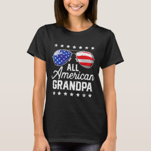 American grandpa 4th of july family matching T-Shirt