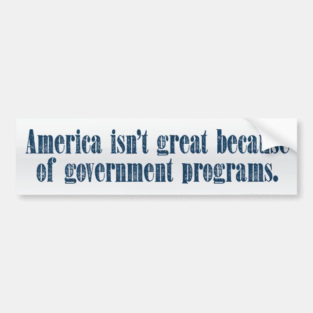 American Greatness Bumper Sticker (Front)