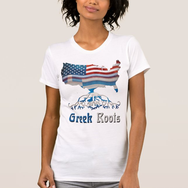 American Greek Roots T-Shirt (Front)