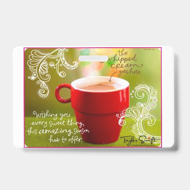 american greeting cards ID badge (Front)