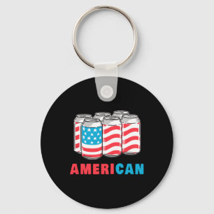 American Grown African Roots Usa Flag Black Histor Key Ring