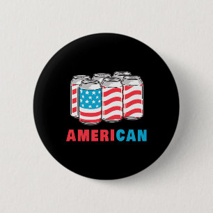 American Grown African Usa Flag Black History Mont 6 Cm Round Badge