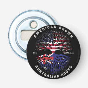 American Grown AUSTRALIAN Roots AUSTRALIA Flag Bottle Opener