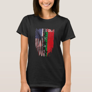 American Grown Belarusian Roots USA Belarus Flag T-Shirt