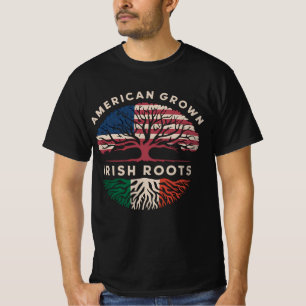 American Grown Irish Roots St Patrick's Day T-Shirt