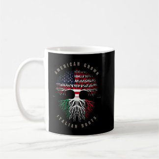 American Grown Italian Roots Italy Flag Swea Coffee Mug