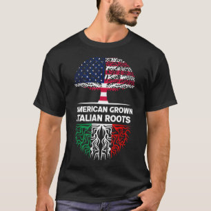 American grown Italian roots USA Greek Ancestry T-Shirt