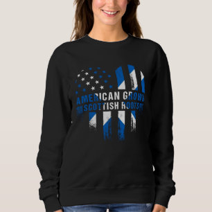 American Grown Scottish Roots Scotland Flag Men & Sweatshirt