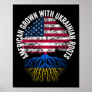 American Grown Ukrainian Roots  Poster