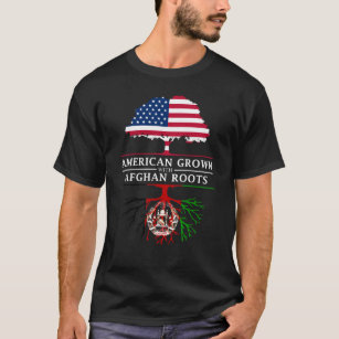 American Grown with Afghan Roots   Afghanistan T-Shirt