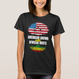 American Grown With African Roots Black History Mo T-Shirt