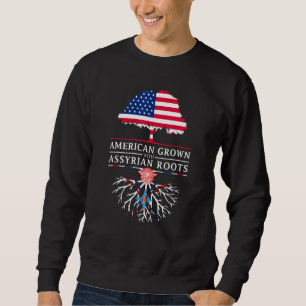 American Grown With Assyrian Roots Assyria Sweatshirt