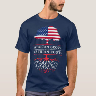 American Grown with Austrian Roots  Austria Premiu T-Shirt