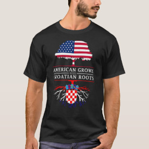 American Grown with Croatian Roots - Croatia 1 T-Shirt