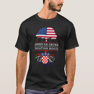 American Grown with Croatian Roots - Croatia 1 T-Shirt
