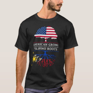 American Grown with Filipino Roots   Philippines T-Shirt